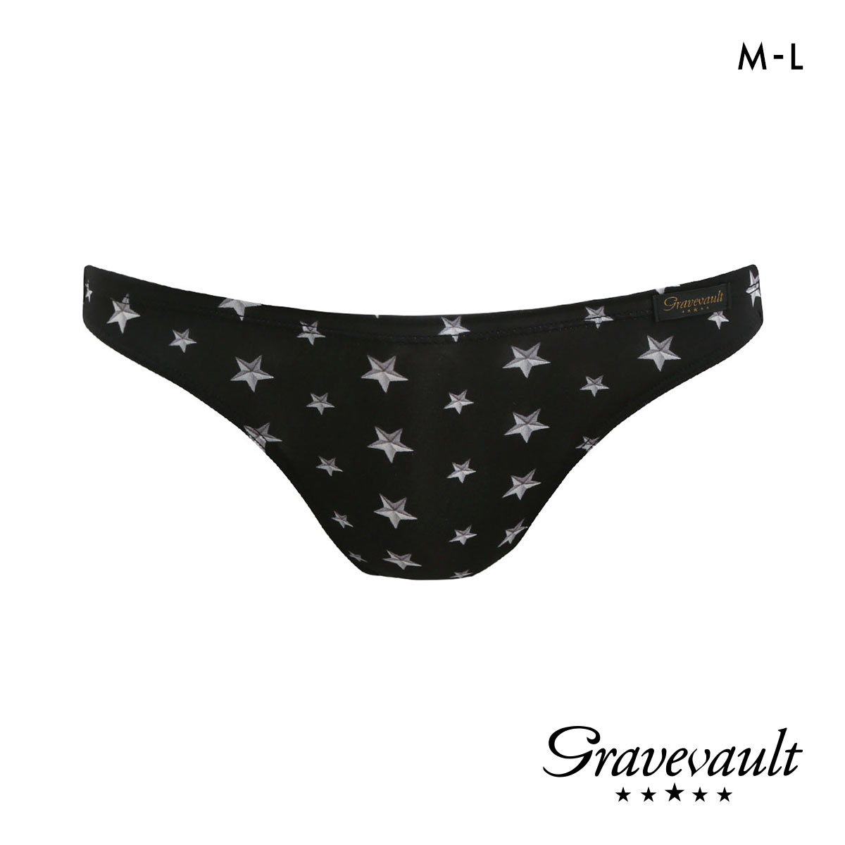 グレイブボールト Gravevault STAR STUDS ビキニ Tバック ML 3051216(SL-シルバー-M)