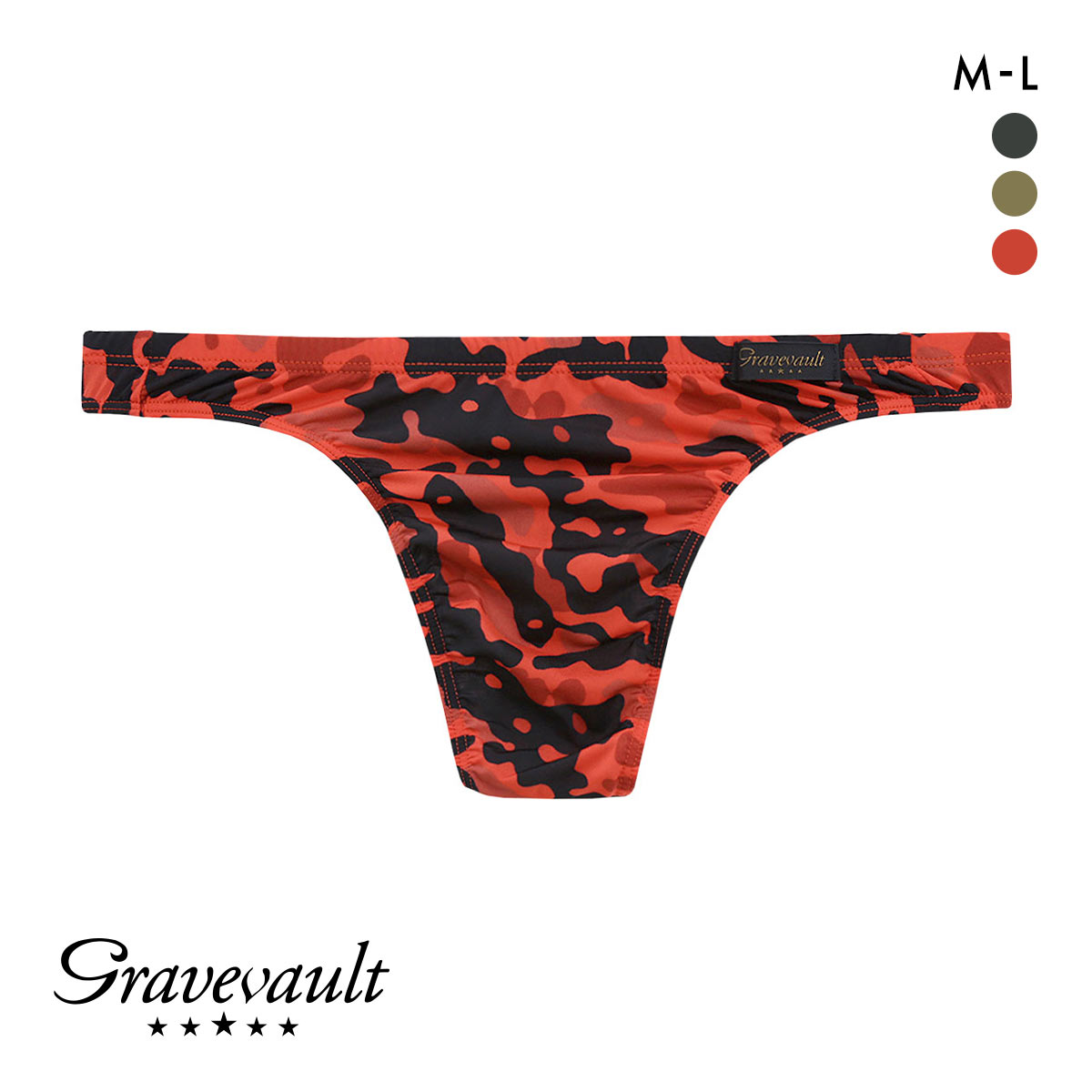グレイブボールト Gravevault RIDOLE ビキニ Tバック ML 3051216(RE-レッド-M)