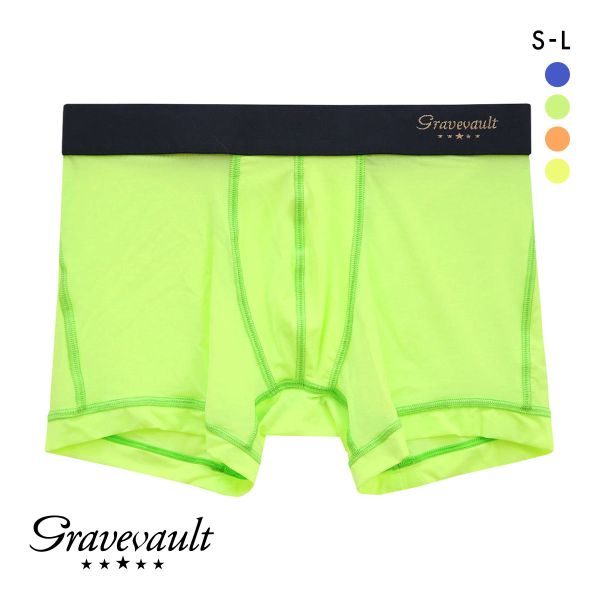 グレイブボールトGravevault PLAIN NEON colors ボクサーパンツ ショート SML 3051462