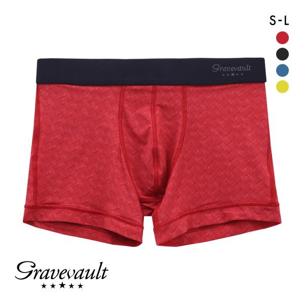グレイブボールト Gravevault Intrecciato ショート ボクサーパンツ S M L 前とじ グレイブボールト Gravevault Intrecciato ショート ボクサーパンツ S M L 前とじ