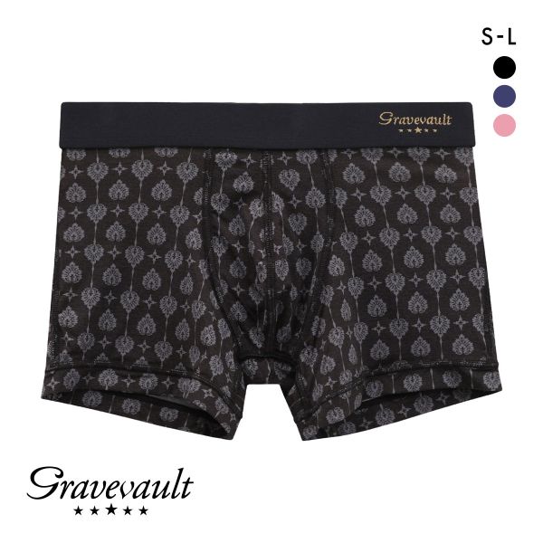 33%OFF グレイブボールト Gravevault Botanical Plants ショートボクサーパンツ SML 33%OFF グレイブボールト Gravevault Botanical Plants ショートボクサーパンツ SML