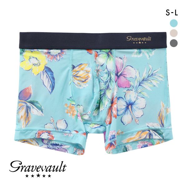 グレイブボールト Gravevault Vintage ALOHA ショートボクサーパンツ SML