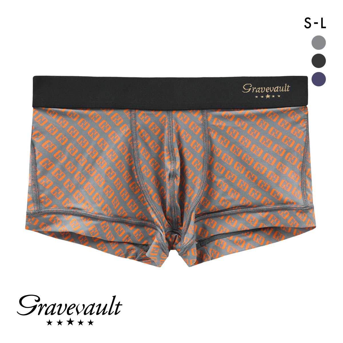 グレイブボールト Gravevault Logotype ローライズボクサーパンツ SML