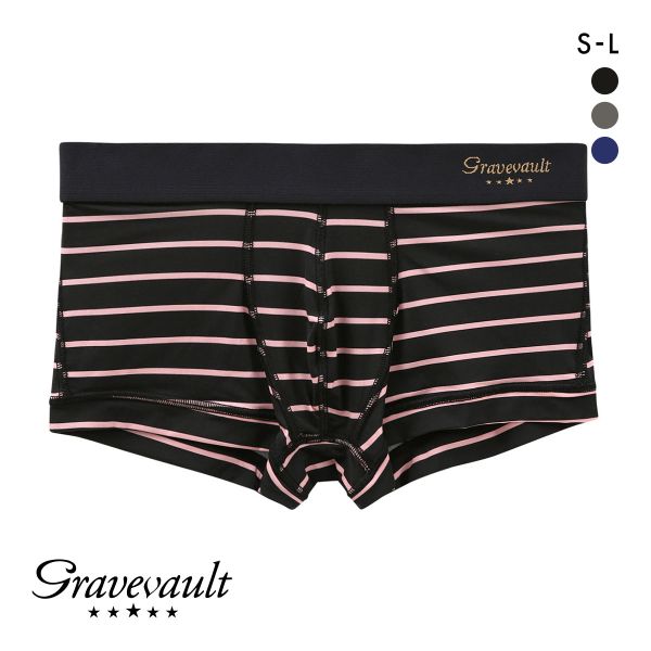 33%OFF グレイブボールト Gravevault BORDER ローライズボクサーパンツ SML 33%OFF グレイブボールト Gravevault BORDER ローライズボクサーパンツ SML