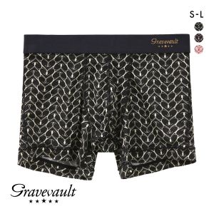 グレイブボールト Gravevault graphicheart ボクサーパンツ ショート メンズ 前とじ S M L