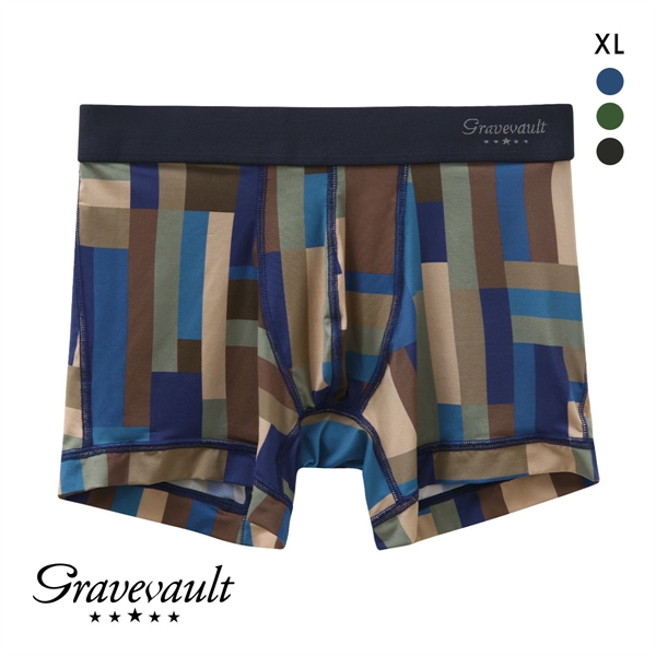 グレイブボールト Gravevault Modern Camou ショートボクサーパンツ メンズ 前閉じ XL