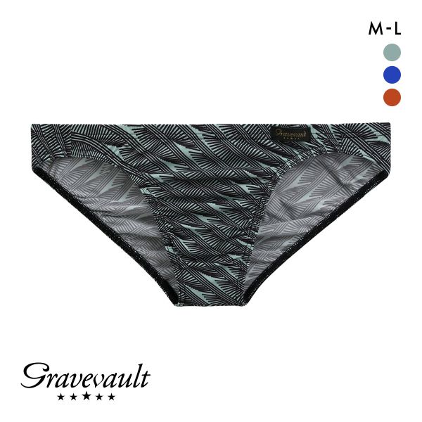 グレイブボールト Gravevault DOMINO フルバック ビキニ ブリーフ メンズ 前とじ M L