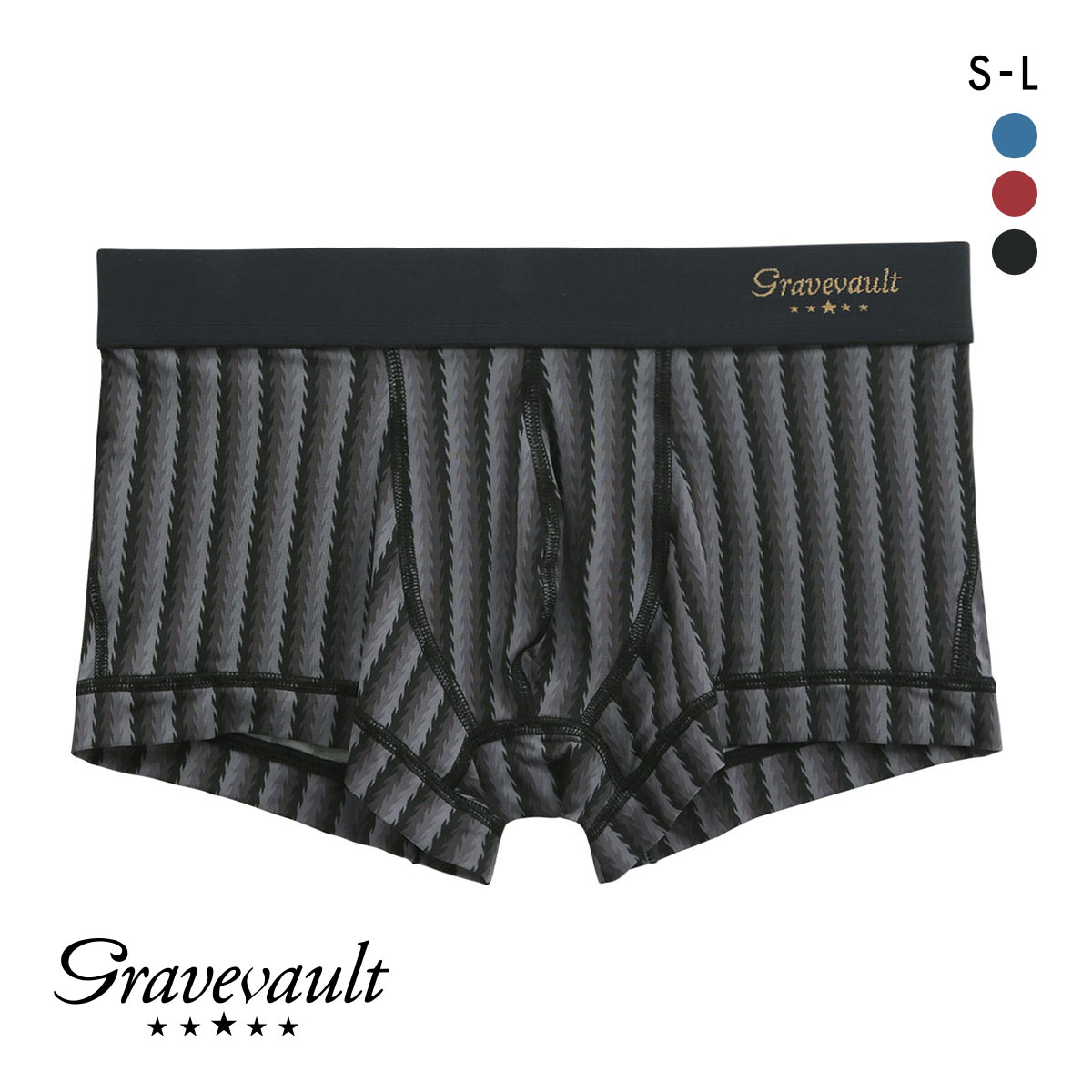 graveuault ローライズボクサー　3セット グレイブボールト Gravevault FOREST ローライズボクサーパンツ