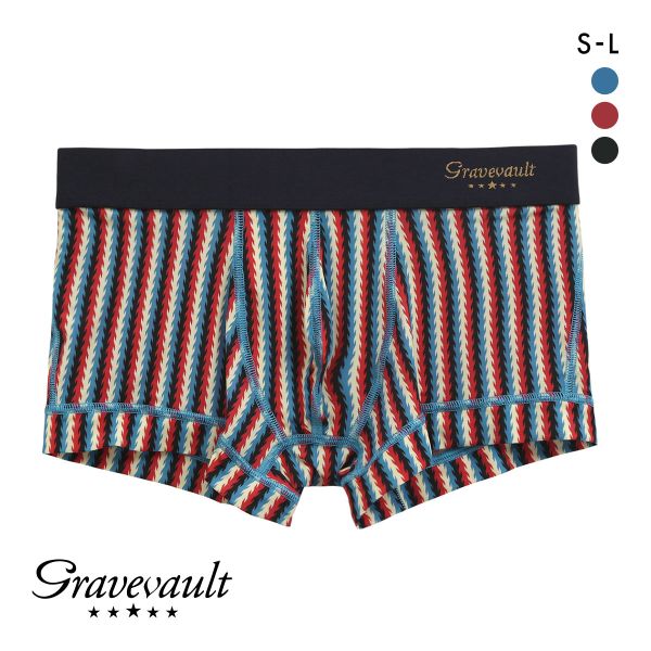 グレイブボールト Gravevault FOREST ローライズボクサーパンツ SML メンズ 前閉じ 日本製