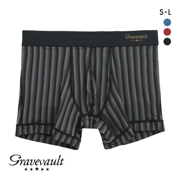 グレイブボールト Gravevault FOREST ショートボクサーパンツ SML メンズ 前閉じ 日本製