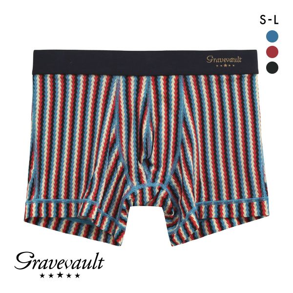 グレイブボールト Gravevault FOREST ショートボクサーパンツ SML メンズ 前閉じ 日本製