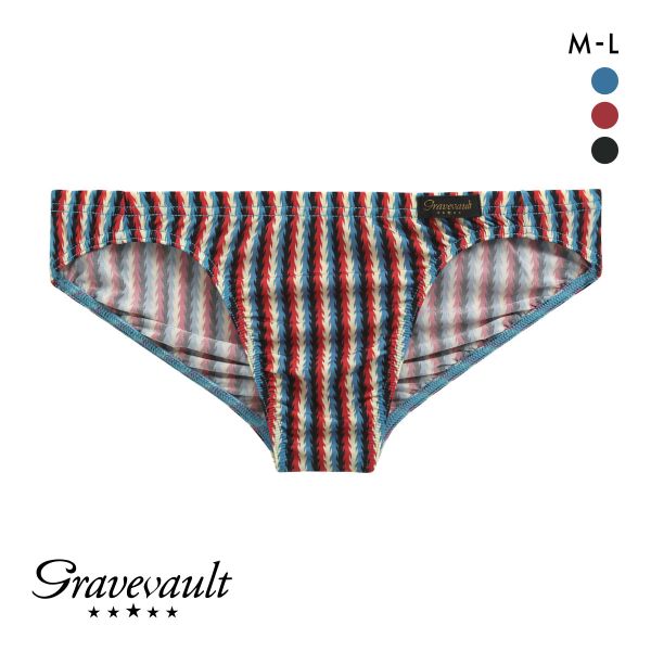 グレイブボールト Gravevault FOREST ビキニ ブリーフ ML フルバック メンズ 前閉じ 日本製 メンズビキニ