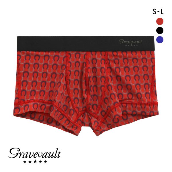 グレイブボールト Gravevault BATEI ローライズボクサーパンツ SML メンズ 前閉じ