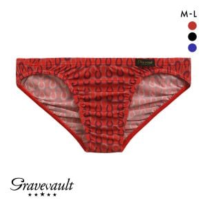 グレイブボールト Gravevault BATEI ビキニ ブリーフ ML フルバック メンズ 前閉じ