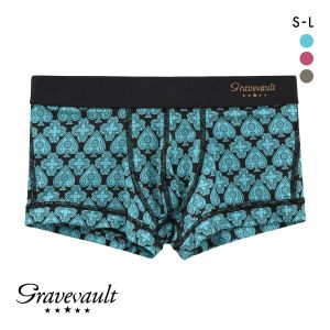 グレイブボールト Gravevault SUIT ローライズボクサーパンツ SML メンズ 前閉じ 日本製