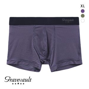 グレイブボールト Gravevault Houndstooth ショートボクサーパンツ XL メンズ 前閉じ 日本製