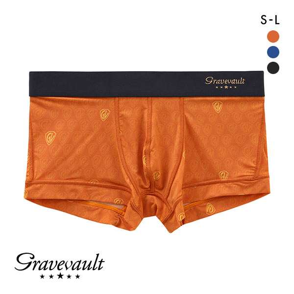 グレイブボールト Gravevault MARK ローライズボクサーパンツ SML メンズ 前閉じ 日本製