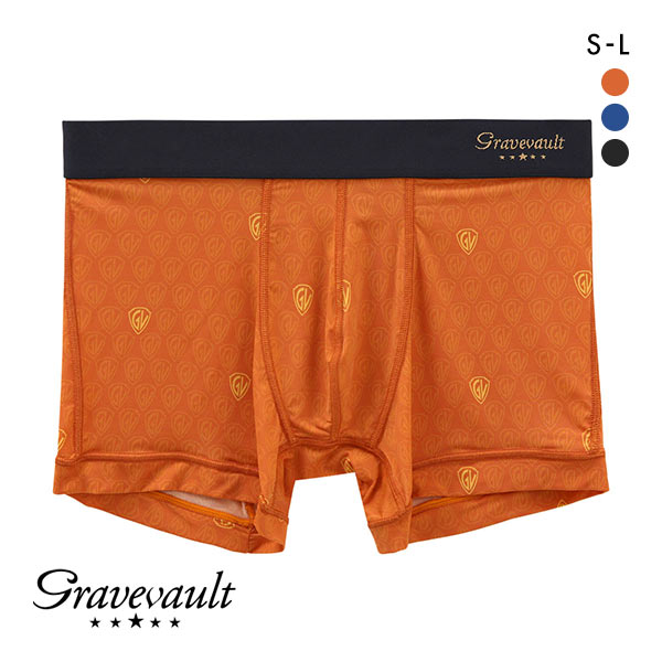 グレイブボールト Gravevault MARK ショートボクサーパンツ SML メンズ 前閉じ 日本製