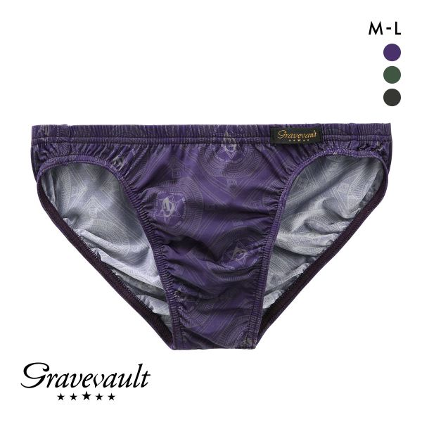 グレイブボールト Gravevault LANDMARK ビキニ ブリーフ フルバック ML メンズ 前閉じ 日本製