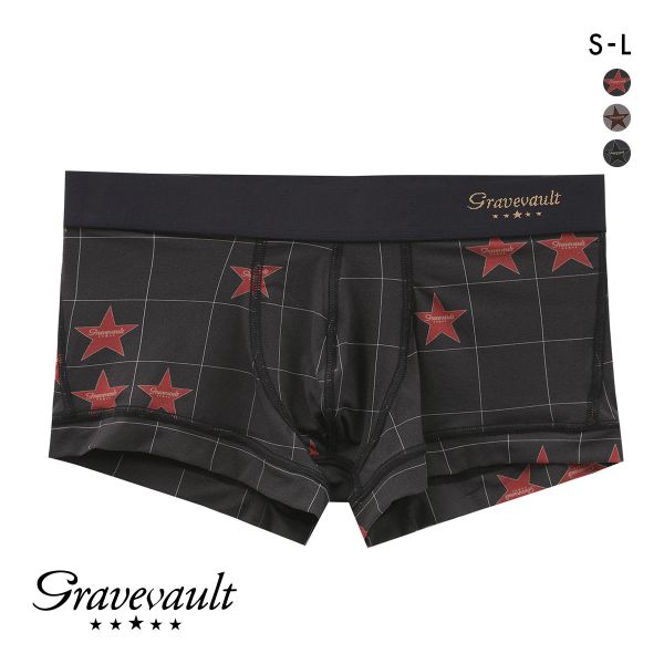 グレイブボールト TIMELESS ローライズ ボクサーパンツ SML メンズ 前閉じ 日本製 Gravevault