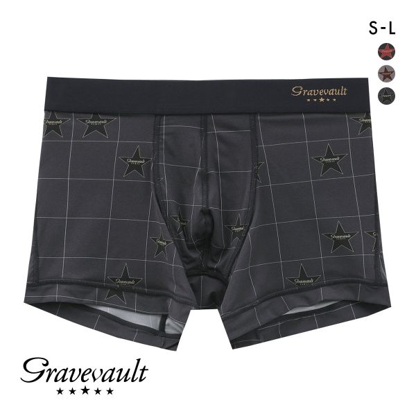 グレイブボールト TIMELESS ショート ボクサーパンツ SML メンズ 前閉じ 日本製 Gravevault