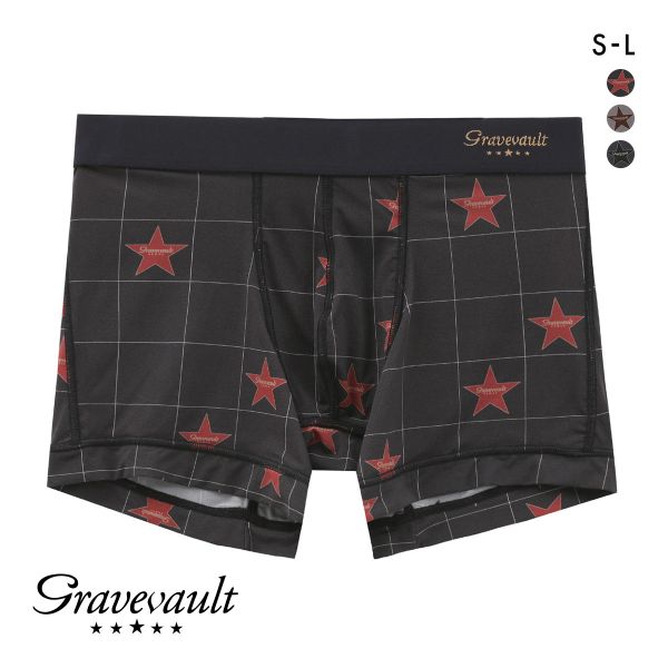 グレイブボールト TIMELESS ショート ボクサーパンツ SML メンズ 前閉じ 日本製 Gravevault
