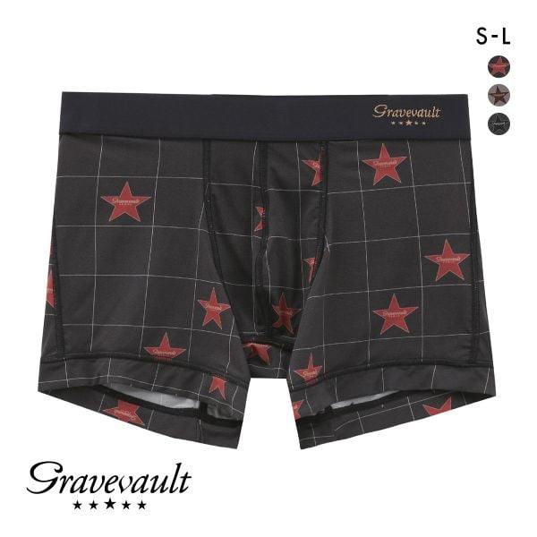 グレイブボールト TIMELESS ショート ボクサーパンツ SML メンズ 前閉じ 日本製 Gravevault