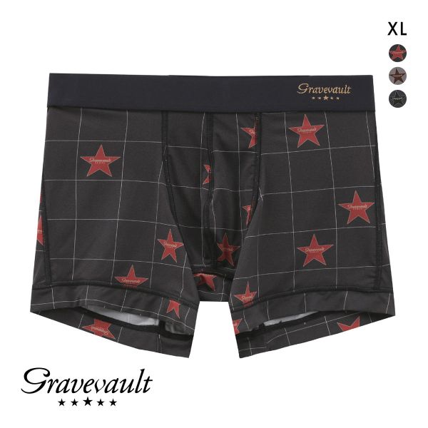 グレイブボールト TIMELESS ショート ボクサーパンツ XL メンズ 前閉じ 日本製 Gravevault