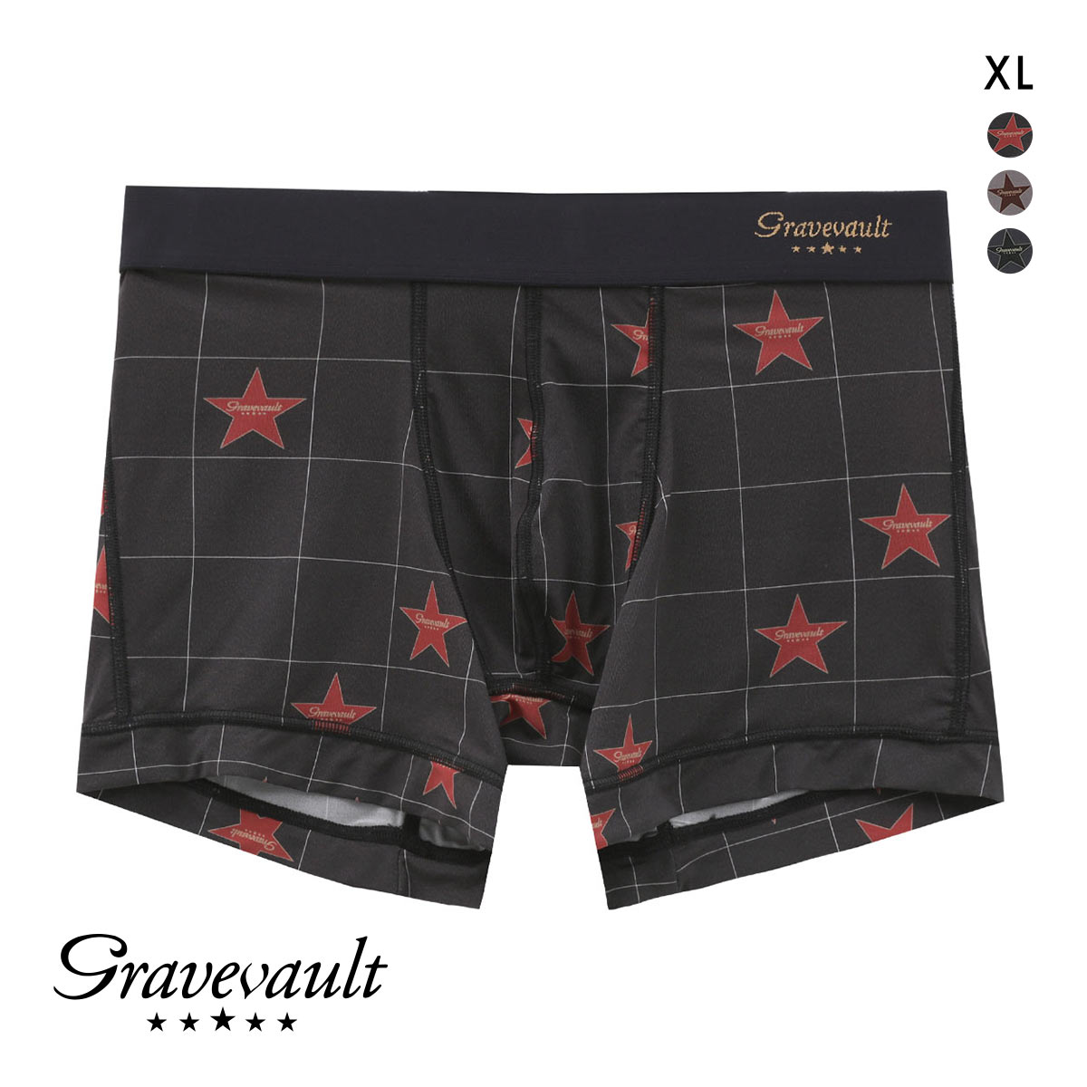 グレイブボールト TIMELESS ショート ボクサーパンツ XL メンズ 前閉じ 日本製 Gravevault