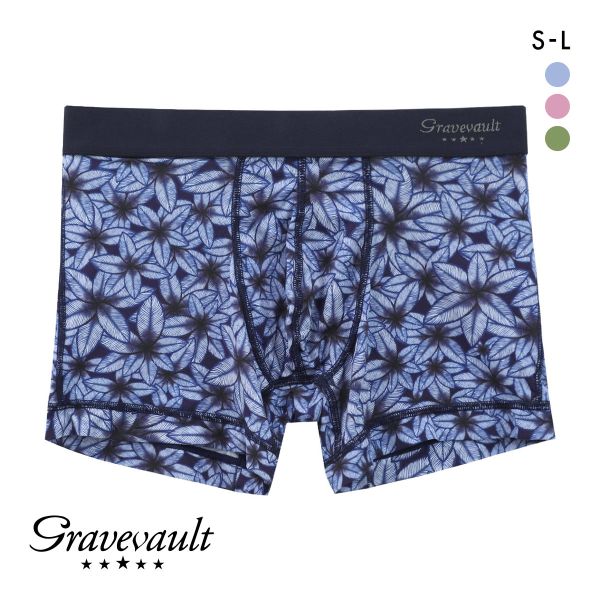 グレイブボールト PEACEFUL ショートボクサーパンツ SML メンズ 前閉じ 日本製 Gravevault