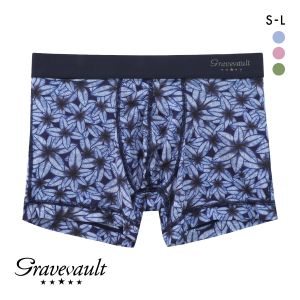 グレイブボールト PEACEFUL ショートボクサーパンツ SML メンズ 前閉じ 日本製 Gravevault