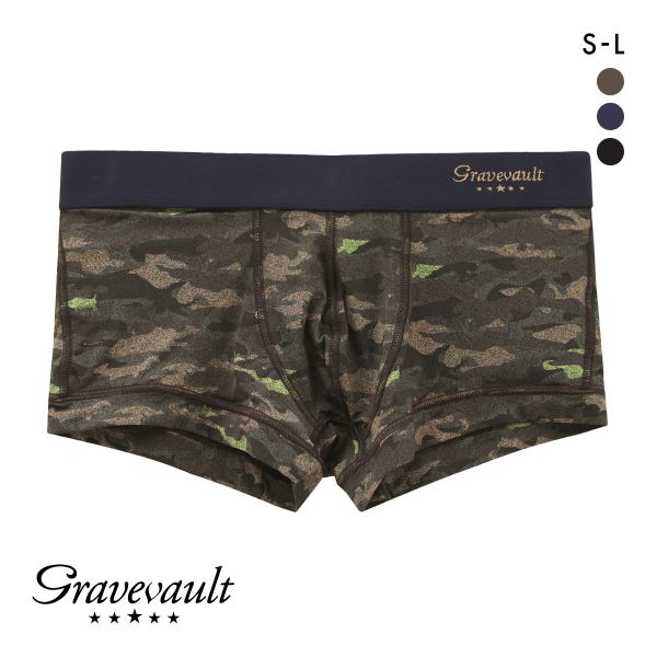 グレイブボールト Oscar ローライズ ボクサーパンツ SML メンズ 前閉じ 日本製 国産 Gravevault