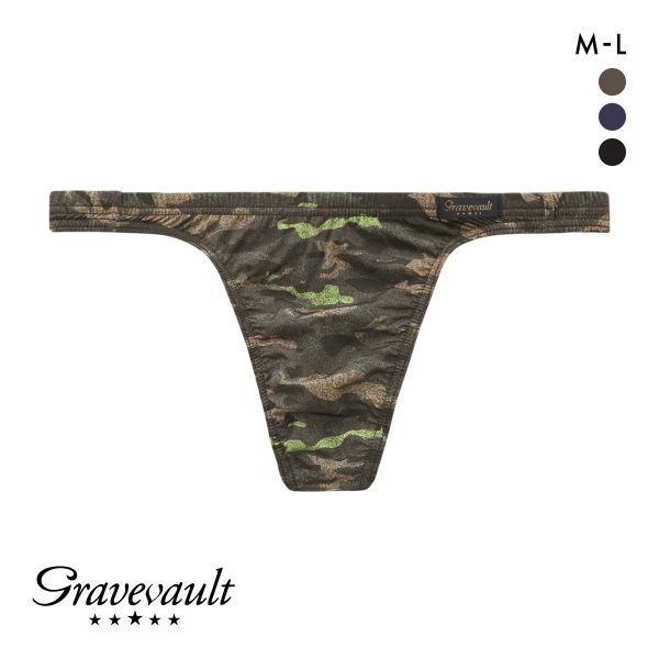グレイブボールト Oscar ビキニ ブリーフ Tバック ML メンズ 前閉じ 日本製 国産 Gravevault