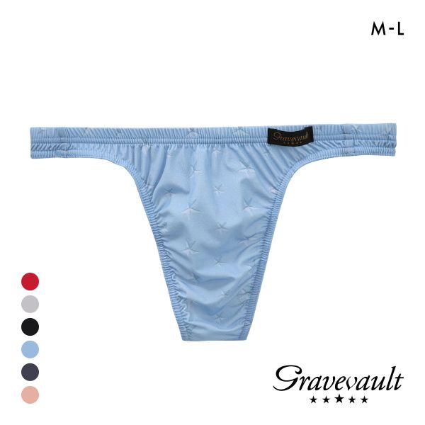 グレイブボールト STAR STUDS Tバック ビキニ ブリーフ ML メンズ 前閉じ 日本製 Gravevault 国産