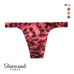 グレイブボールト LEOPARD Tバック ビキニ ML メンズ 前閉じ 日本製 Gravevault 国産