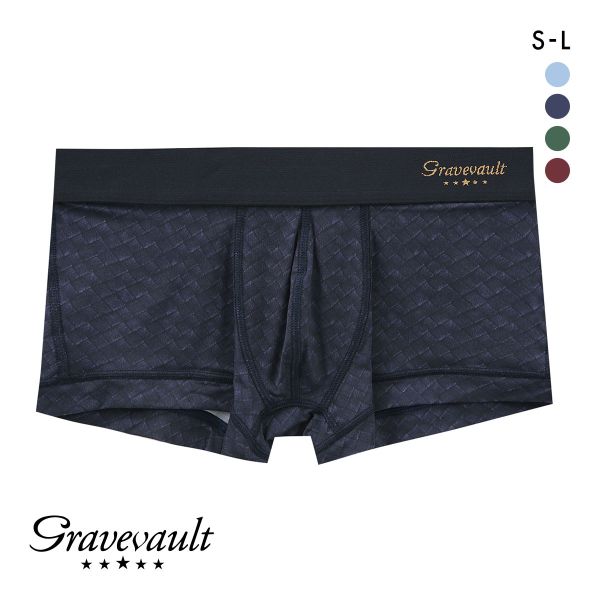 グレイブボールト INTRECCIATO ローライズ ボクサーパンツ SML メンズ 前閉じ 日本製 Gravevault 国産