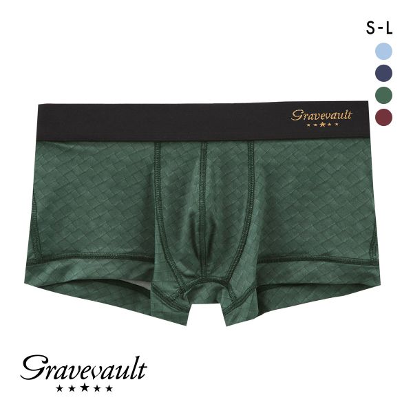 グレイブボールト INTRECCIATO ローライズ ボクサーパンツ SML メンズ 前閉じ 日本製 Gravevault 国産