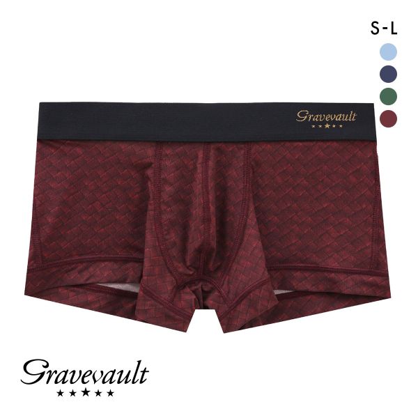 グレイブボールト INTRECCIATO ローライズ ボクサーパンツ SML メンズ 前閉じ 日本製 Gravevault 国産