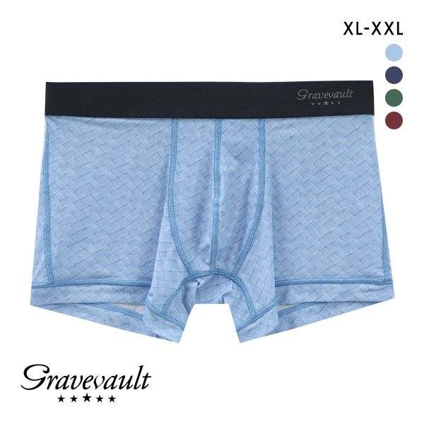 グレイブボールト INTRECCIATO ショート ボクサーパンツ XL XXL メンズ 前閉じ 日本製 Gravevault 国産