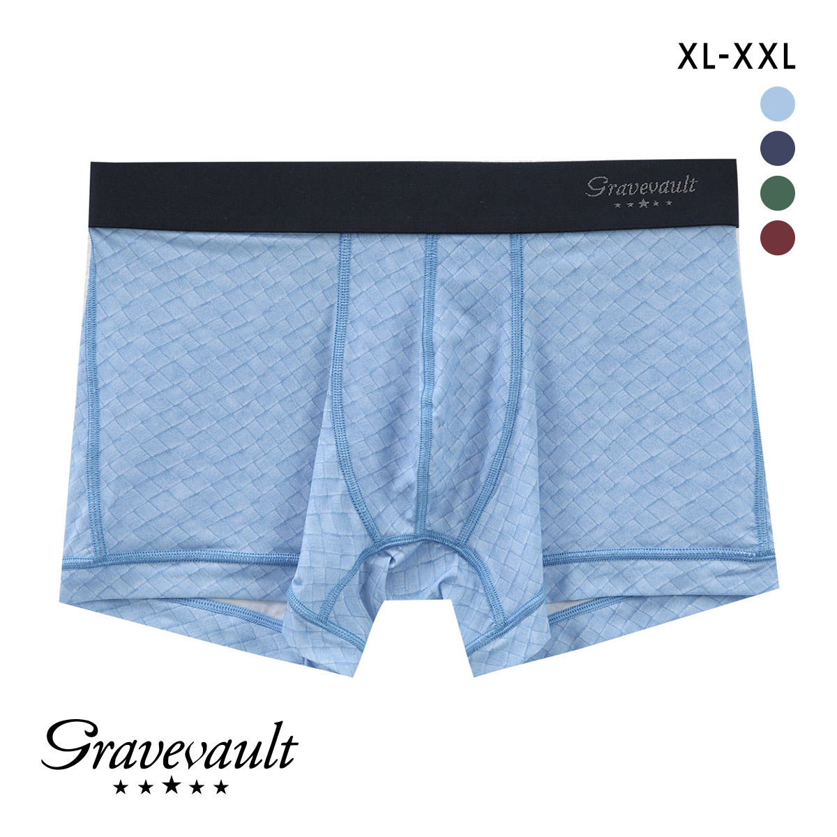 グレイブボールト INTRECCIATO ショート ボクサーパンツ XL XXL メンズ 前閉じ 日本製 Gravevault 国産