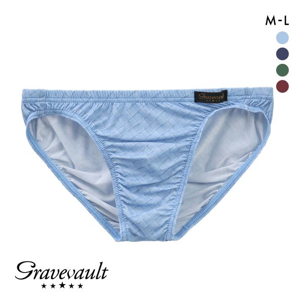 グレイブボールト INTRECCIATO ビキニ ブリーフ フルバック ML メンズ 前閉じ 日本製 Gravevault 国産