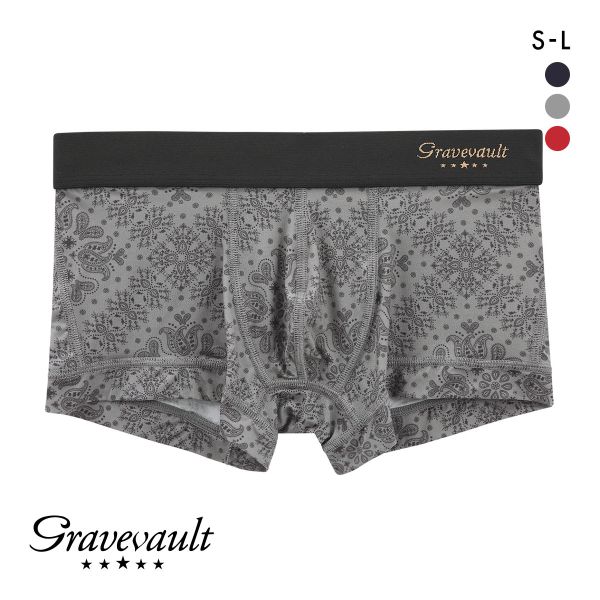 グレイブボールト Bandana ローライズ ボクサーパンツ SML メンズ 前閉じ 日本製 Gravevault 国産
