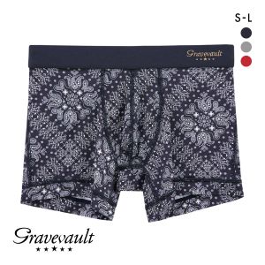 グレイブボールト Bandana ショート ボクサーパンツ SML メンズ 前閉じ 日本製 Gravevault 国産
