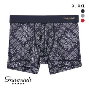 グレイブボールト Bandana ショート ボクサーパンツ XL XXL メンズ 前閉じ 日本製 Gravevault 国産