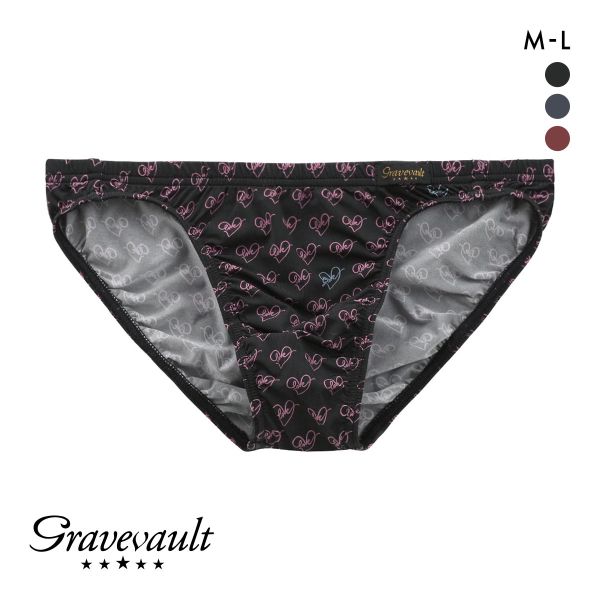 グレイブボールト LOVE ビキニ ブリーフ フルバック ML メンズ 前閉じ 日本製 Gravevault 国産