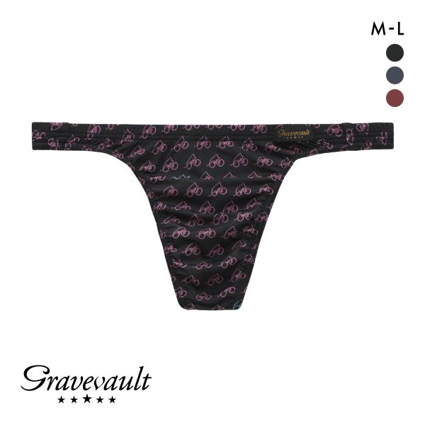 グレイブボールト LOVE Tバック ビキニ ブリーフ ML メンズ 前閉じ 日本製 Gravevault 国産