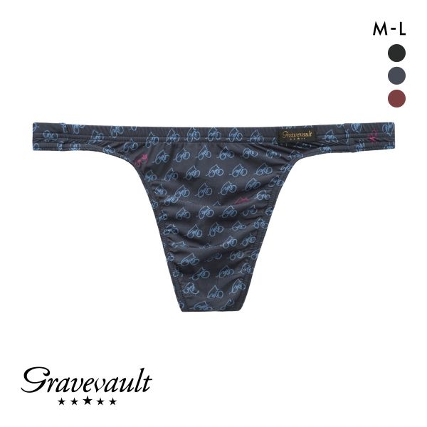 グレイブボールト LOVE Tバック ビキニ ブリーフ ML メンズ 前閉じ 日本製 Gravevault 国産