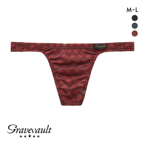 グレイブボールト LOVE Tバック ビキニ ブリーフ ML メンズ 前閉じ 日本製 Gravevault 国産