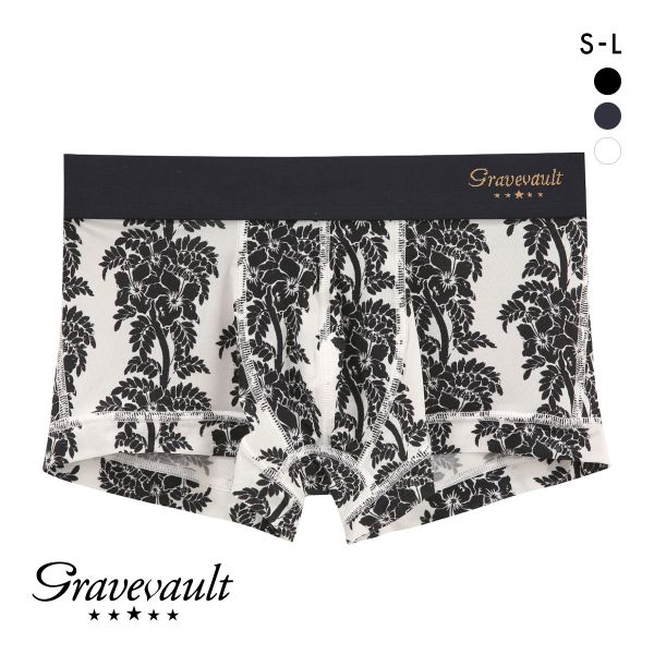 グレイブボールト aloha ローライズ ボクサーパンツ SML メンズ 前閉じ 日本製 Gravevault 国産