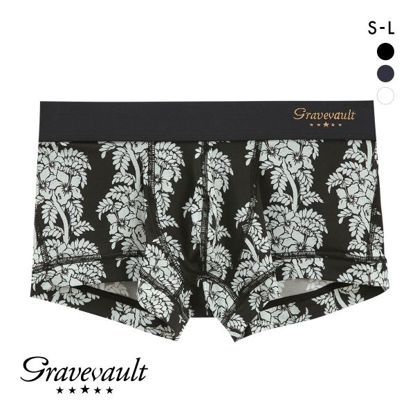 グレイブボールト aloha ローライズ ボクサーパンツ SML メンズ 前閉じ 日本製 Gravevault 国産